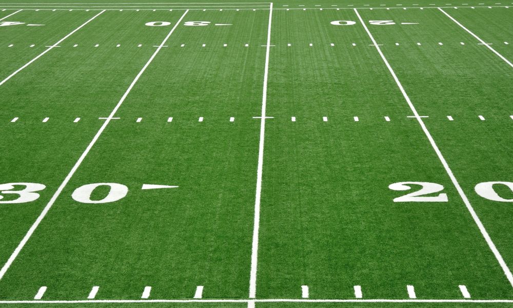 football field lining